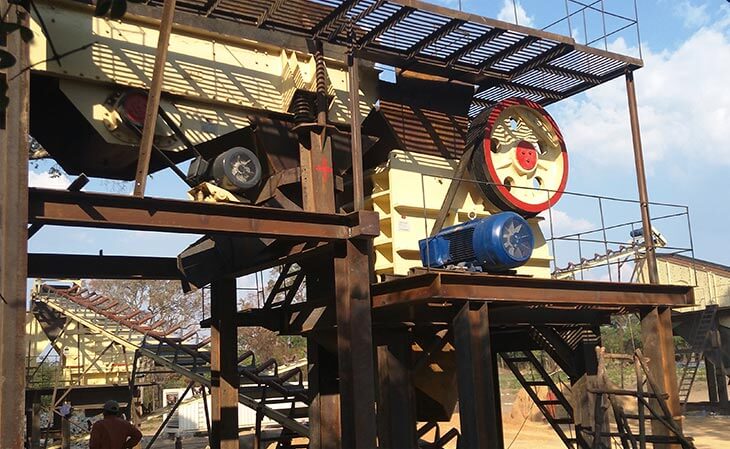 10-50T/h Manganese Ore Crushing Plant in South Africa